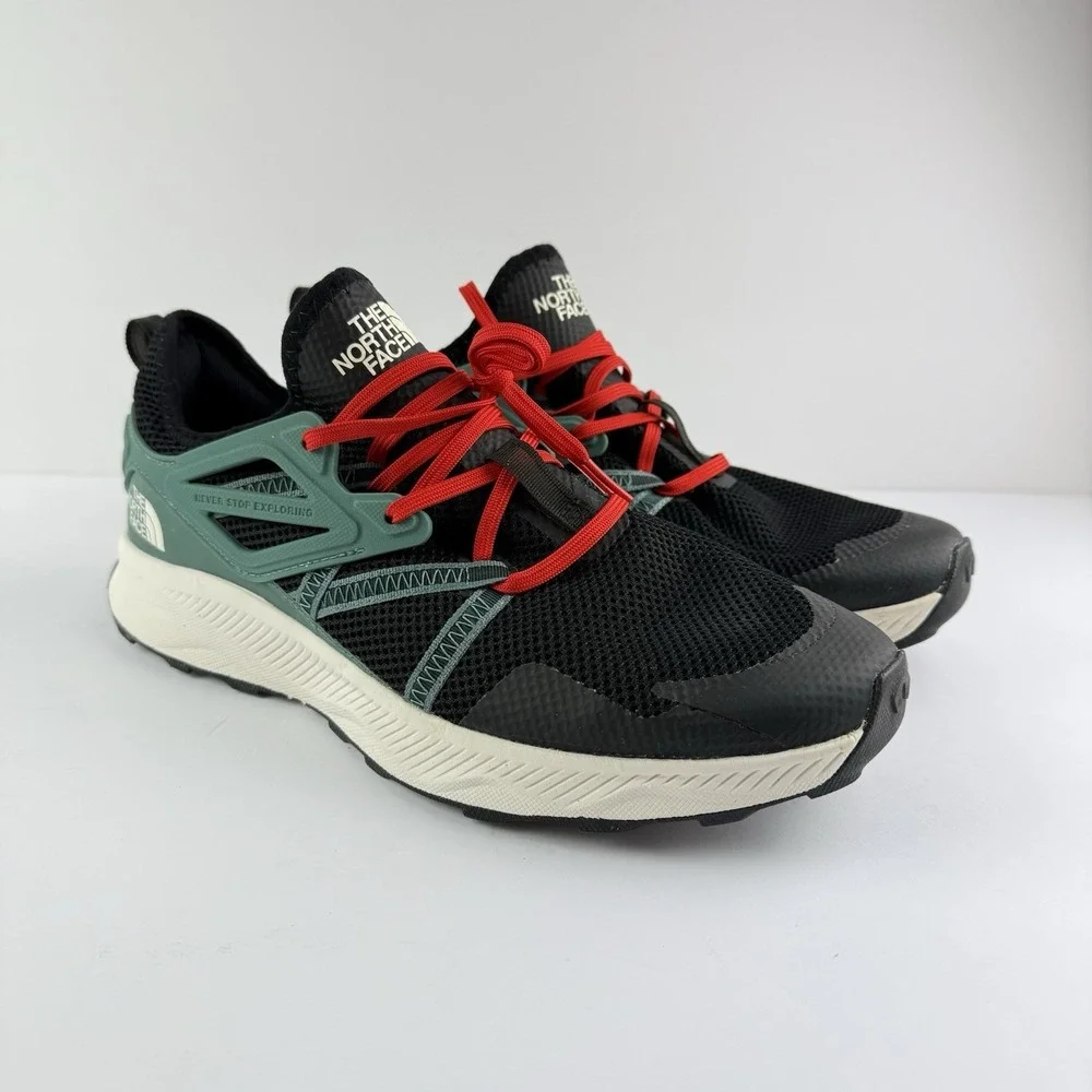 THE NORTH FACE Oxeye Tech Trail Running Shoes Men's Size 10.5 High‎ Rise Grey